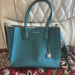 Michael Kors Turquoise Satchel